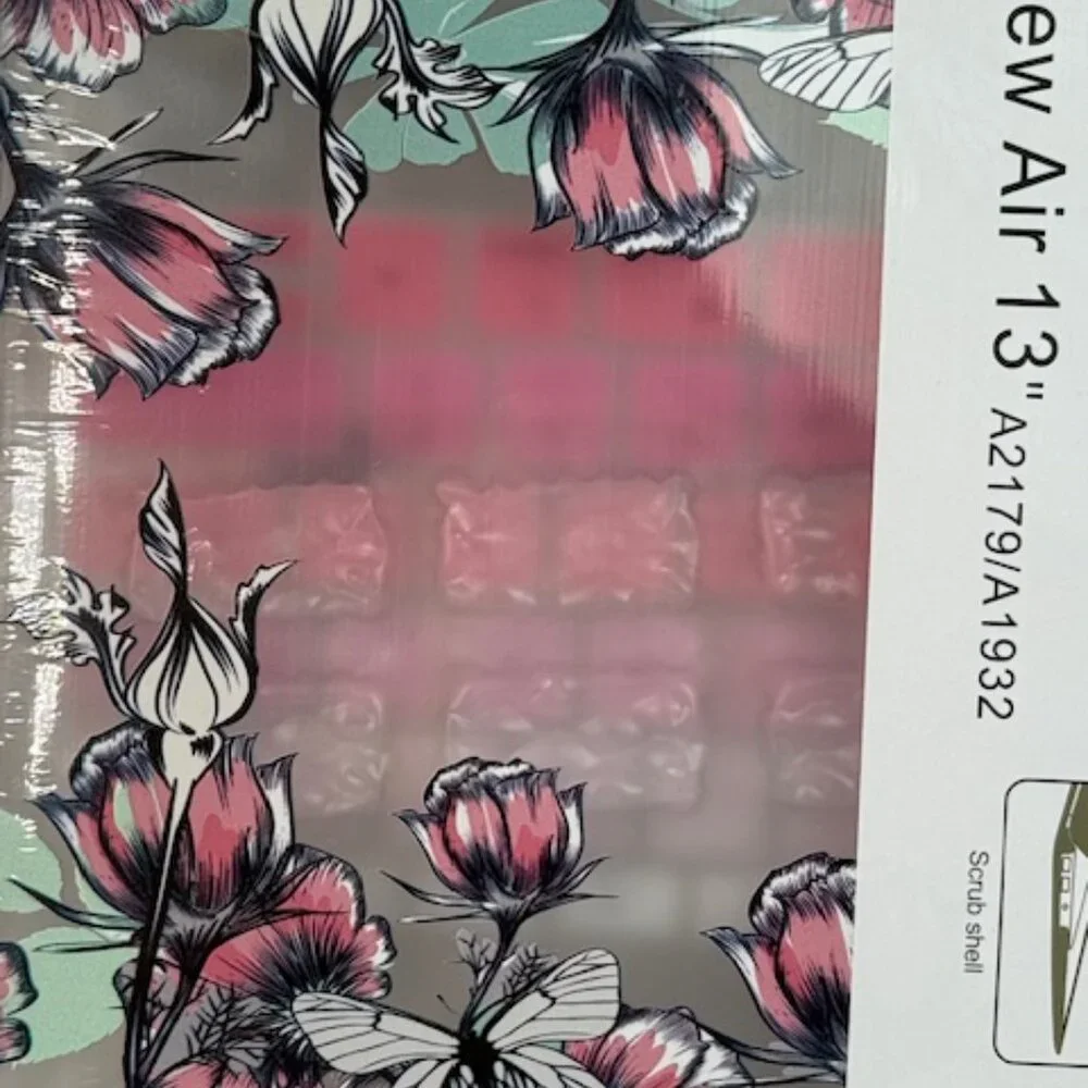 Hard Shell Cover For New MacBook Air 13 inch Case A2179 A1932 Case flowers